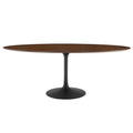 Lippa Oval Walnut Wood Dining Table by Modway