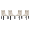 Baronet Fabric Dining Chair Set of 4 by Modway