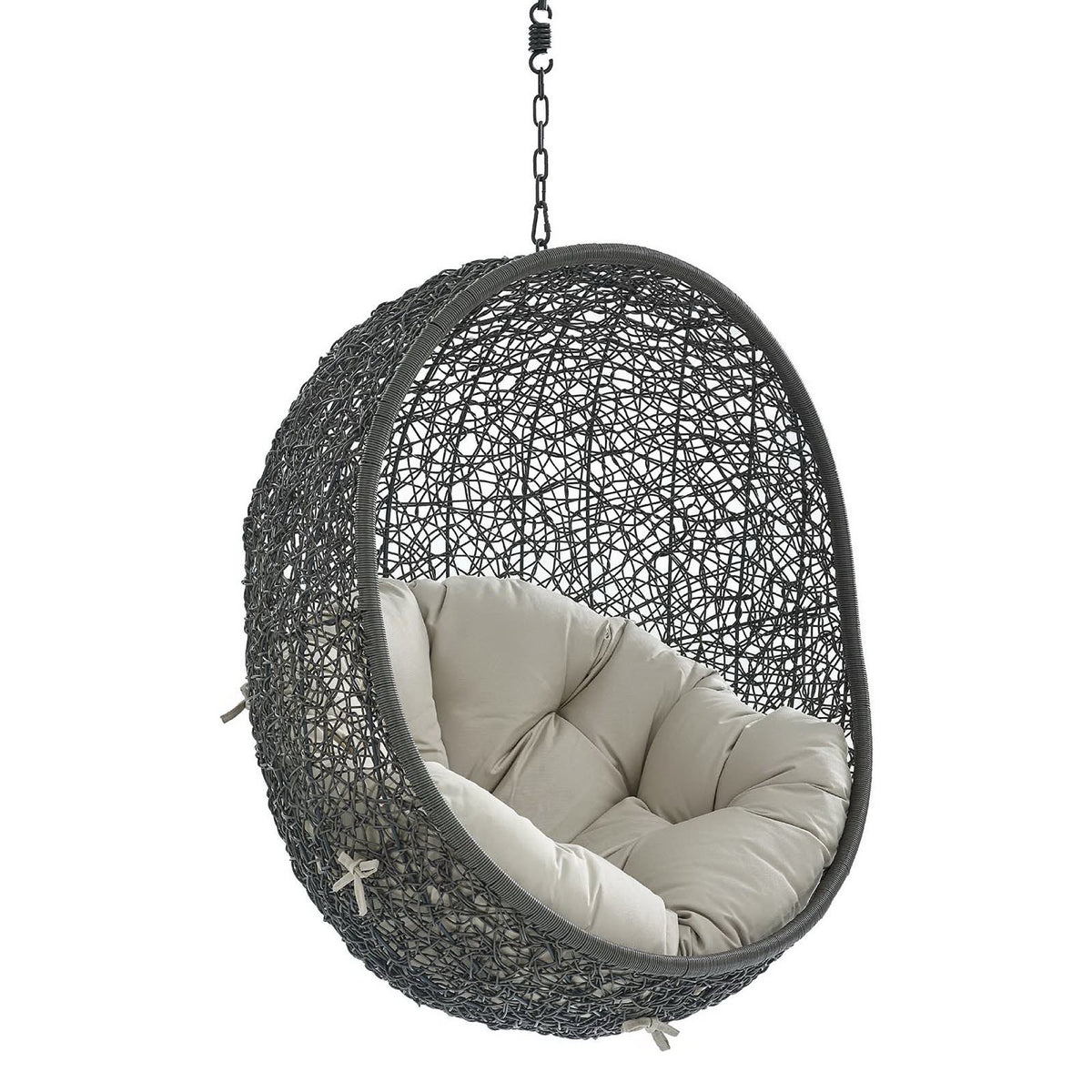 Hide Sunbrella® Fabric Swing Outdoor Patio Lounge Chair Without Stand by Modway