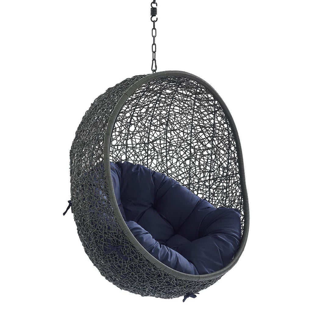Hide Sunbrella® Fabric Swing Outdoor Patio Lounge Chair Without Stand by Modway