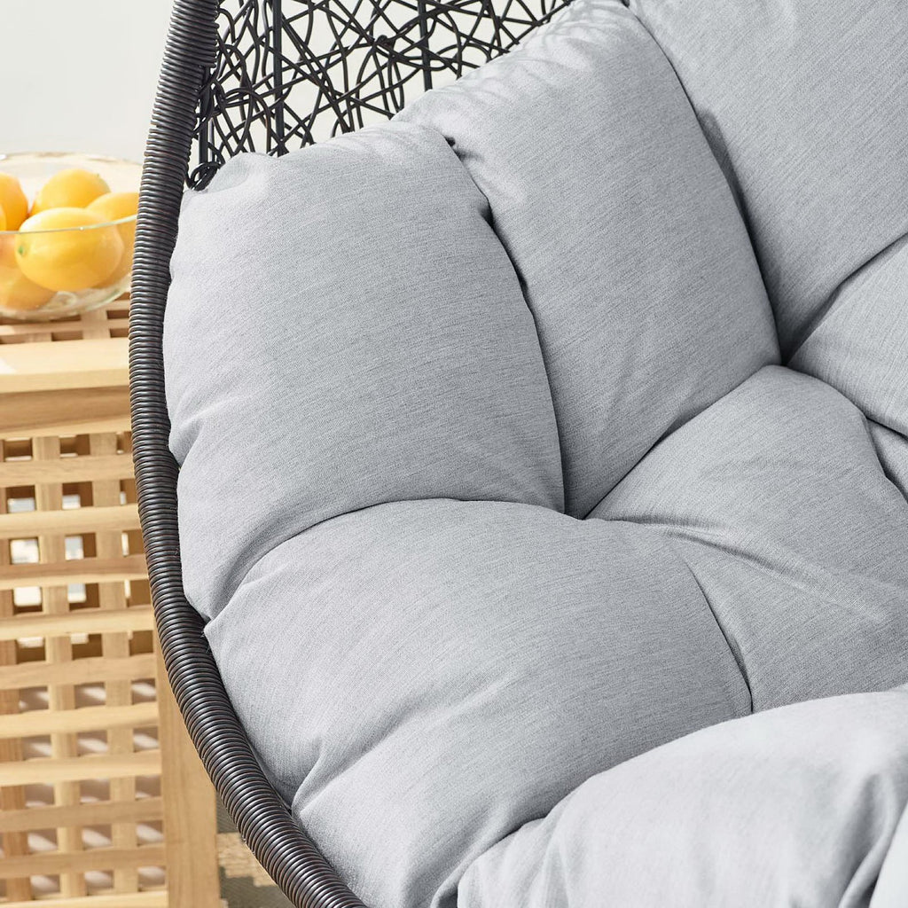 Encase Sunbrella® Fabric Swing Outdoor Patio Lounge Chair Without Stand by Modway