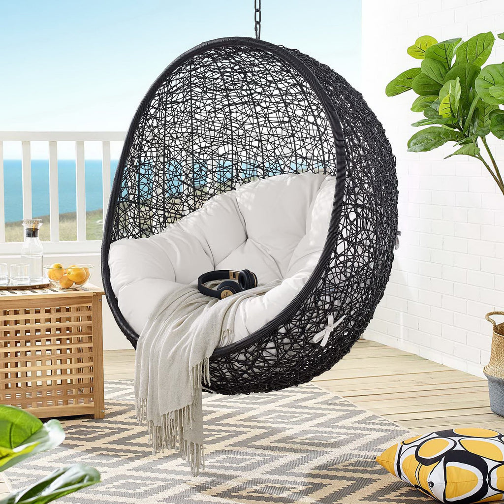 Encase Sunbrella® Fabric Swing Outdoor Patio Lounge Chair Without Stand by Modway