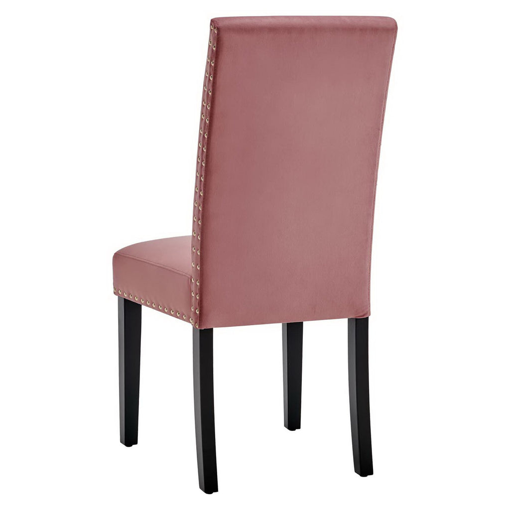 Parcel Performance Velvet Dining Side Chairs Set of 2 by Modway