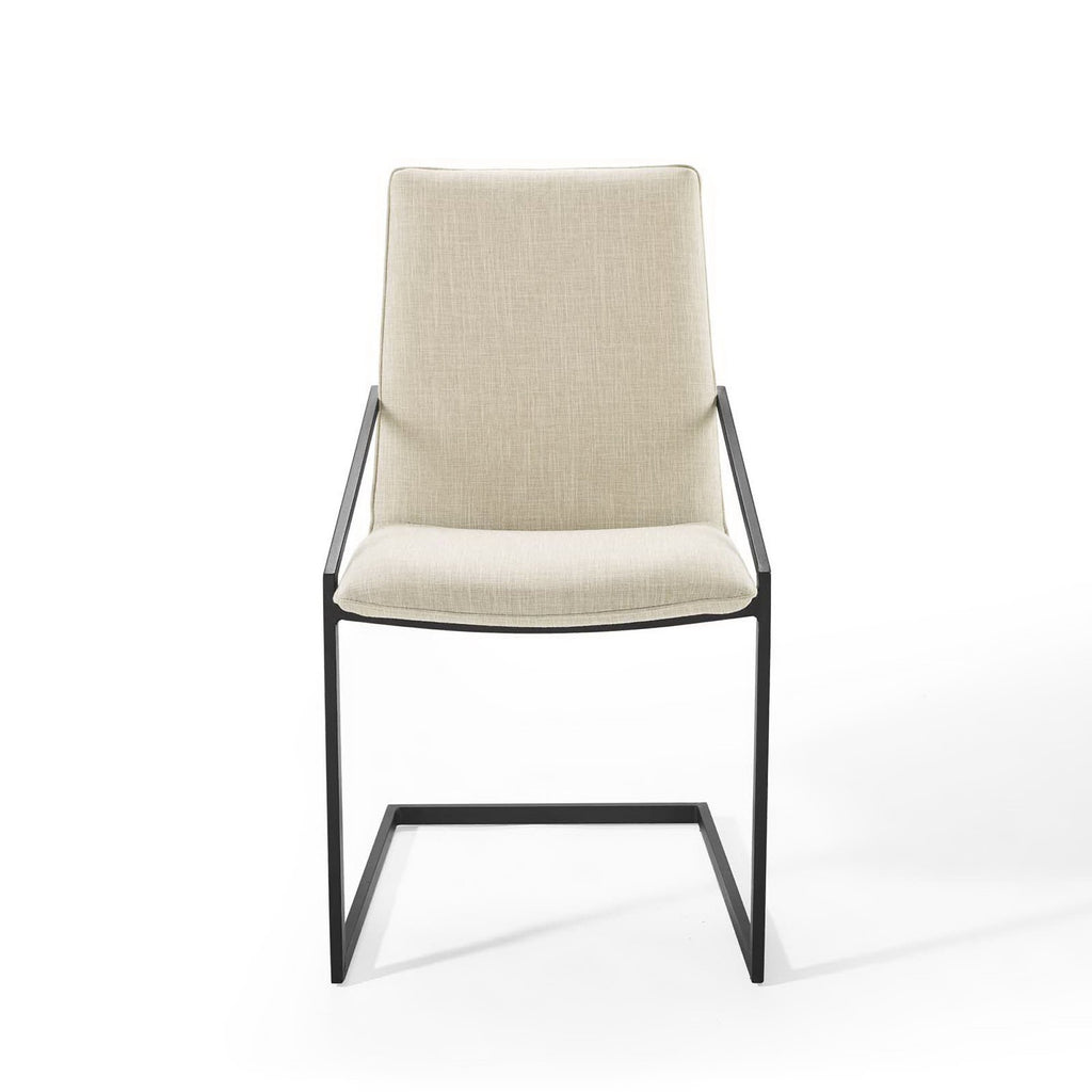 Pitch Upholstered Fabric Dining Armchair by Modway