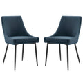 Viscount Upholstered Fabric Dining Chairs Set of 2 by Modway