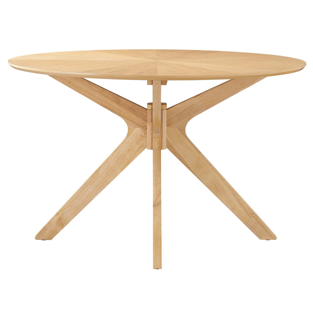 Crossroads 47" Round Wood Dining Table by Modway