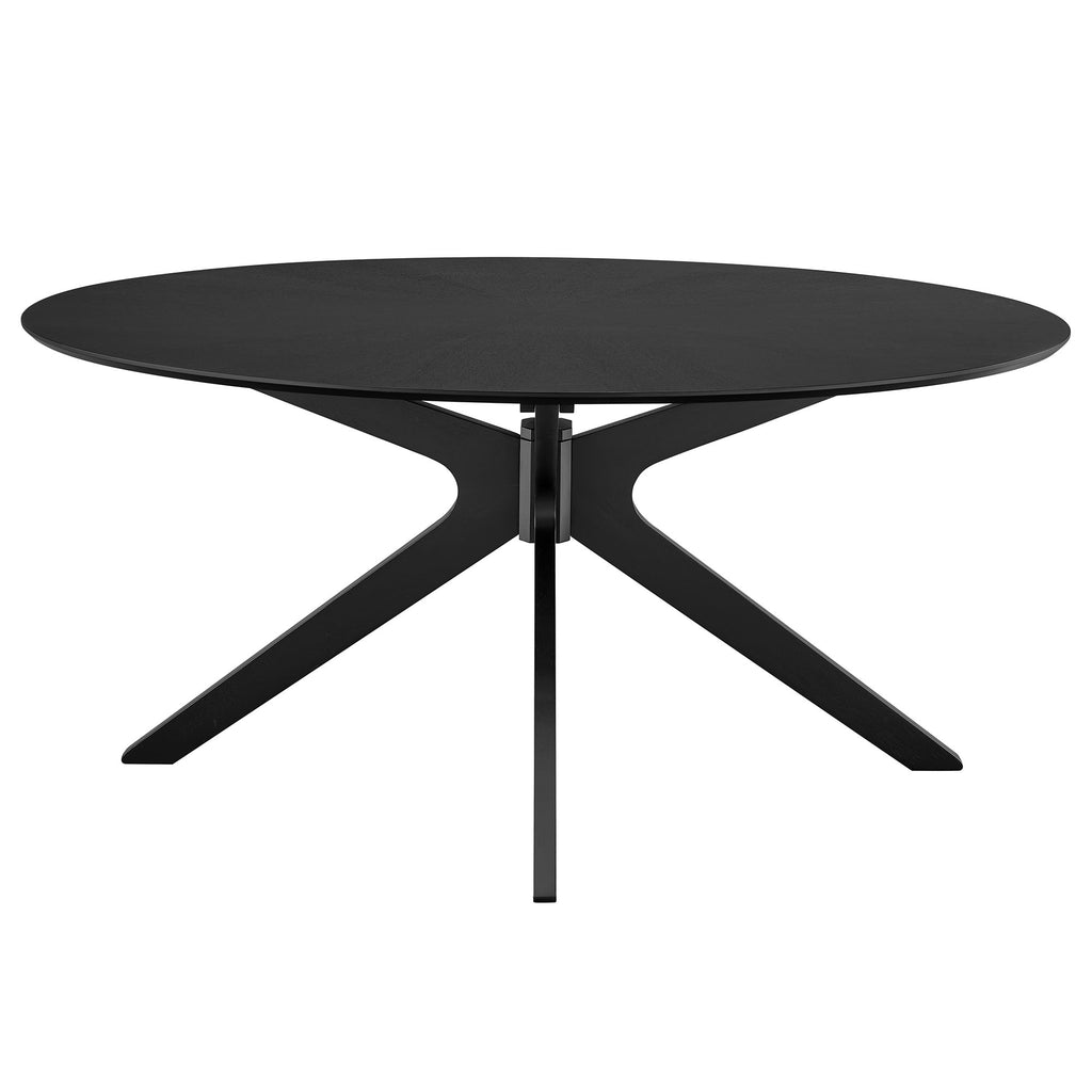 Crossroads Oval Wood Dining Table by Modway