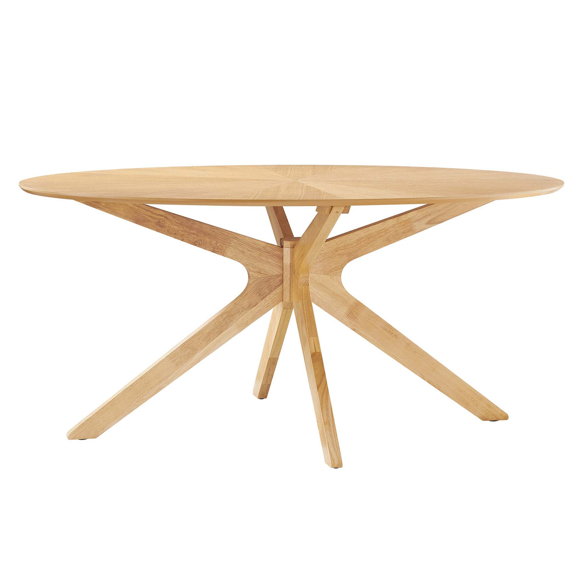 Crossroads Oval Wood Dining Table by Modway