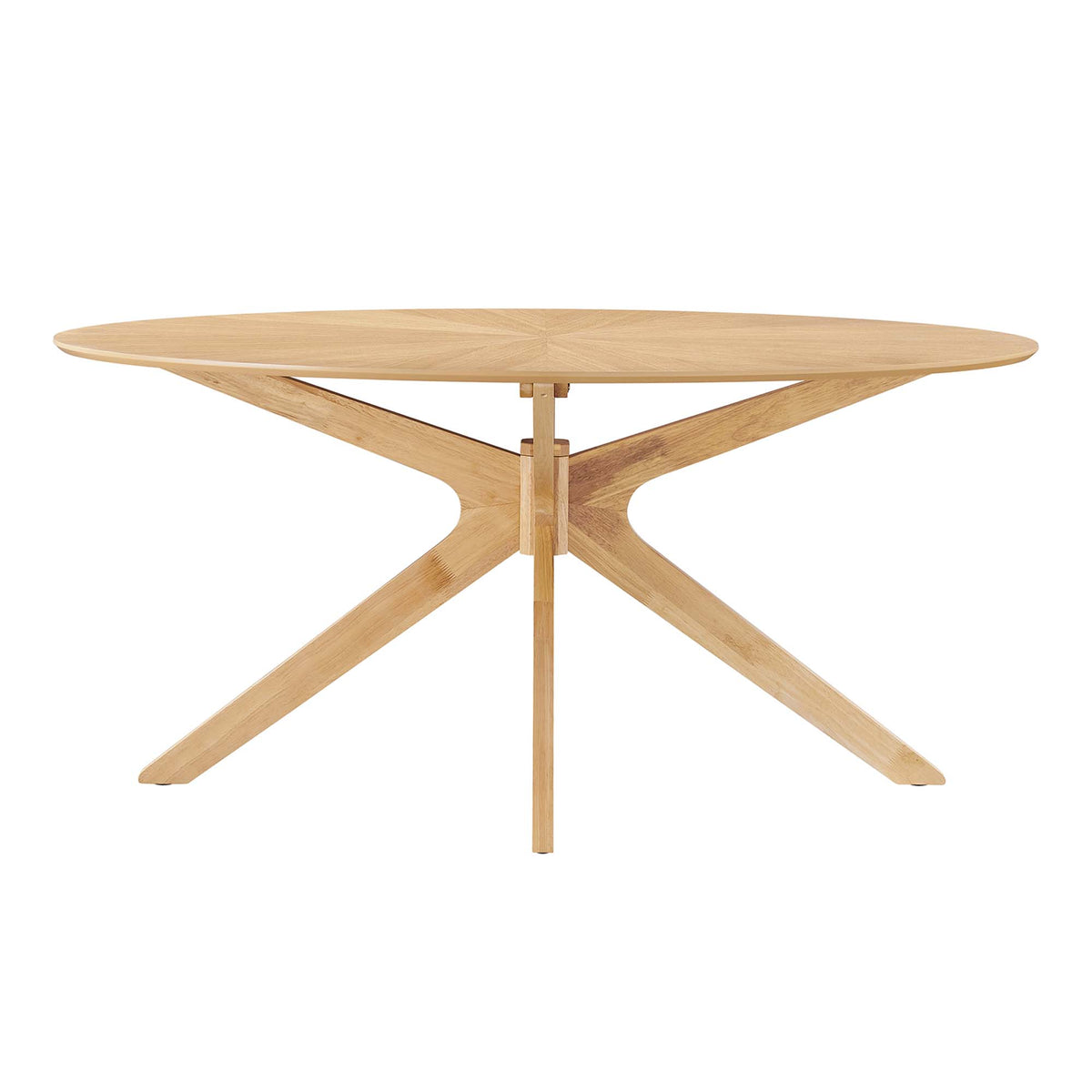 Crossroads Oval Wood Dining Table by Modway