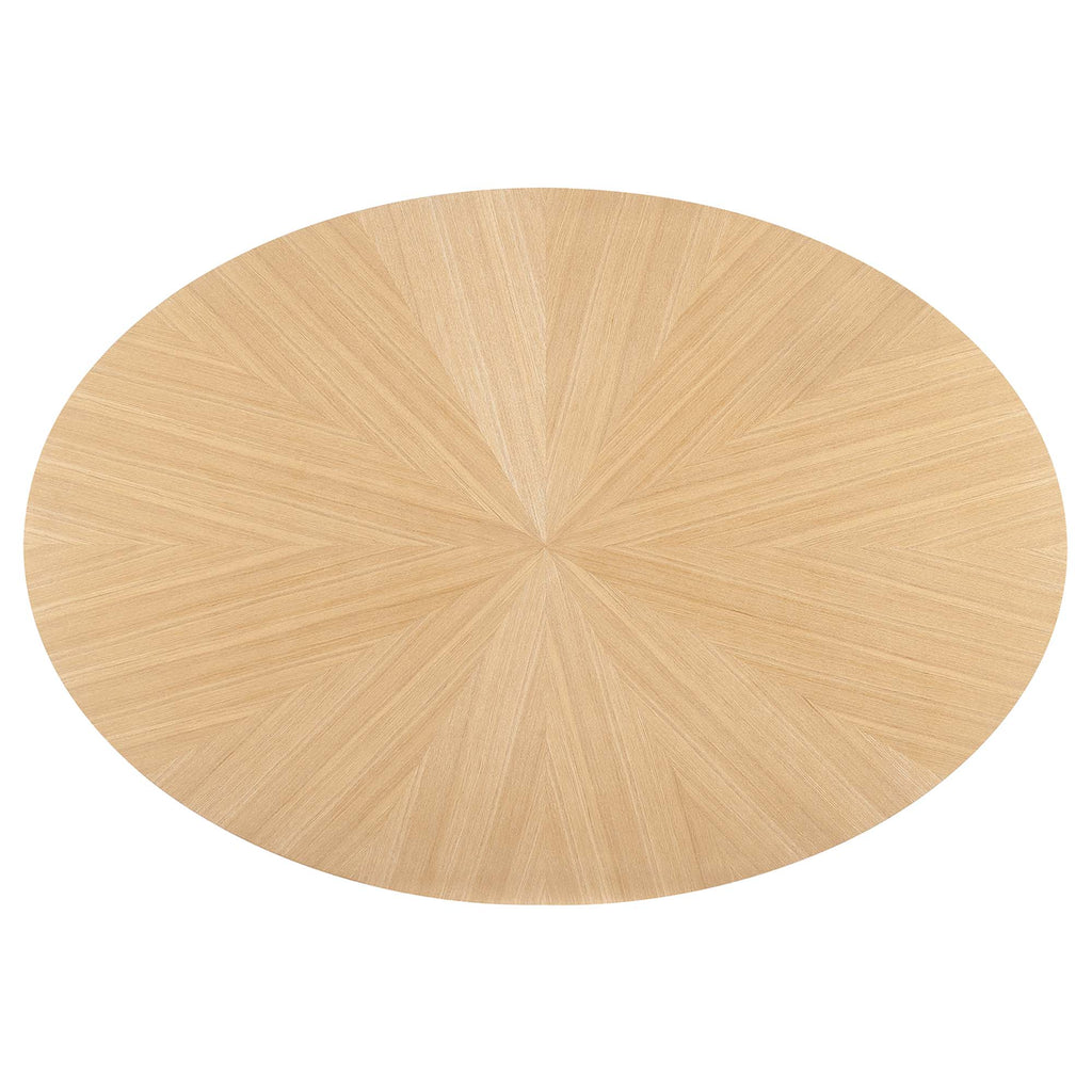 Crossroads Oval Wood Dining Table by Modway