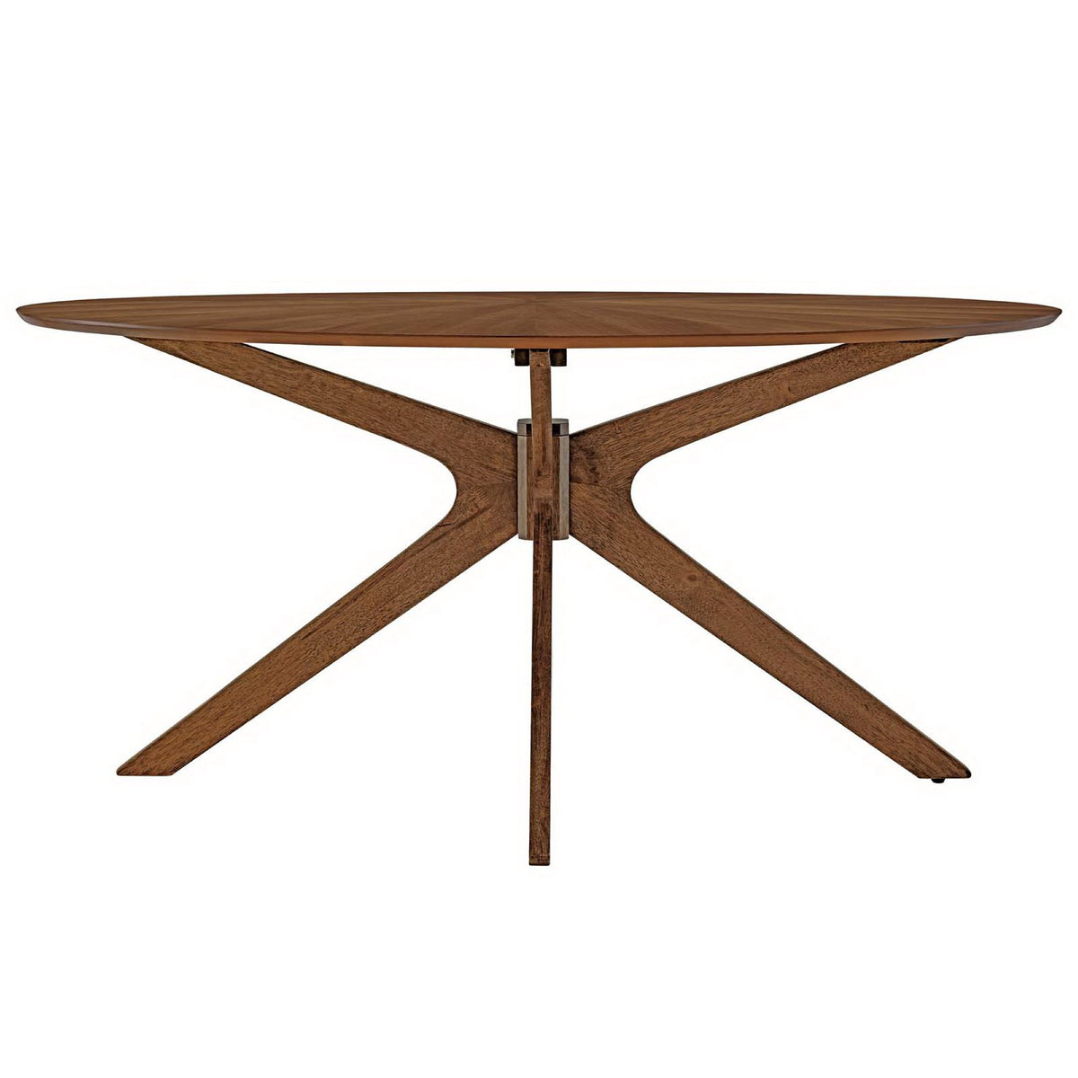 Crossroads Oval Wood Dining Table by Modway