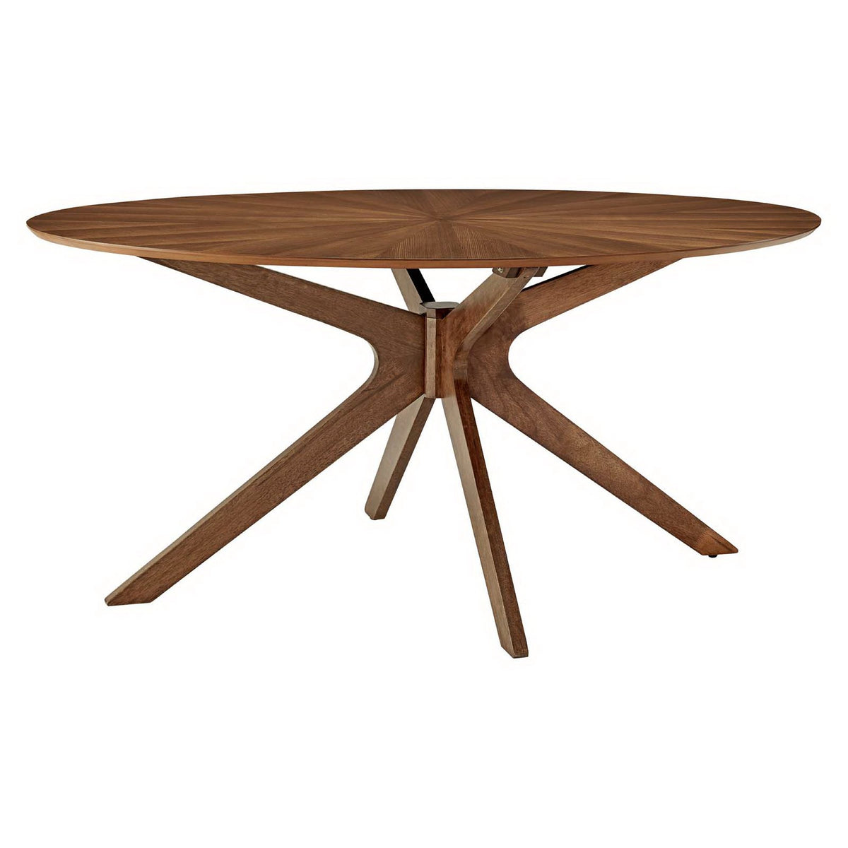 Crossroads Oval Wood Dining Table by Modway