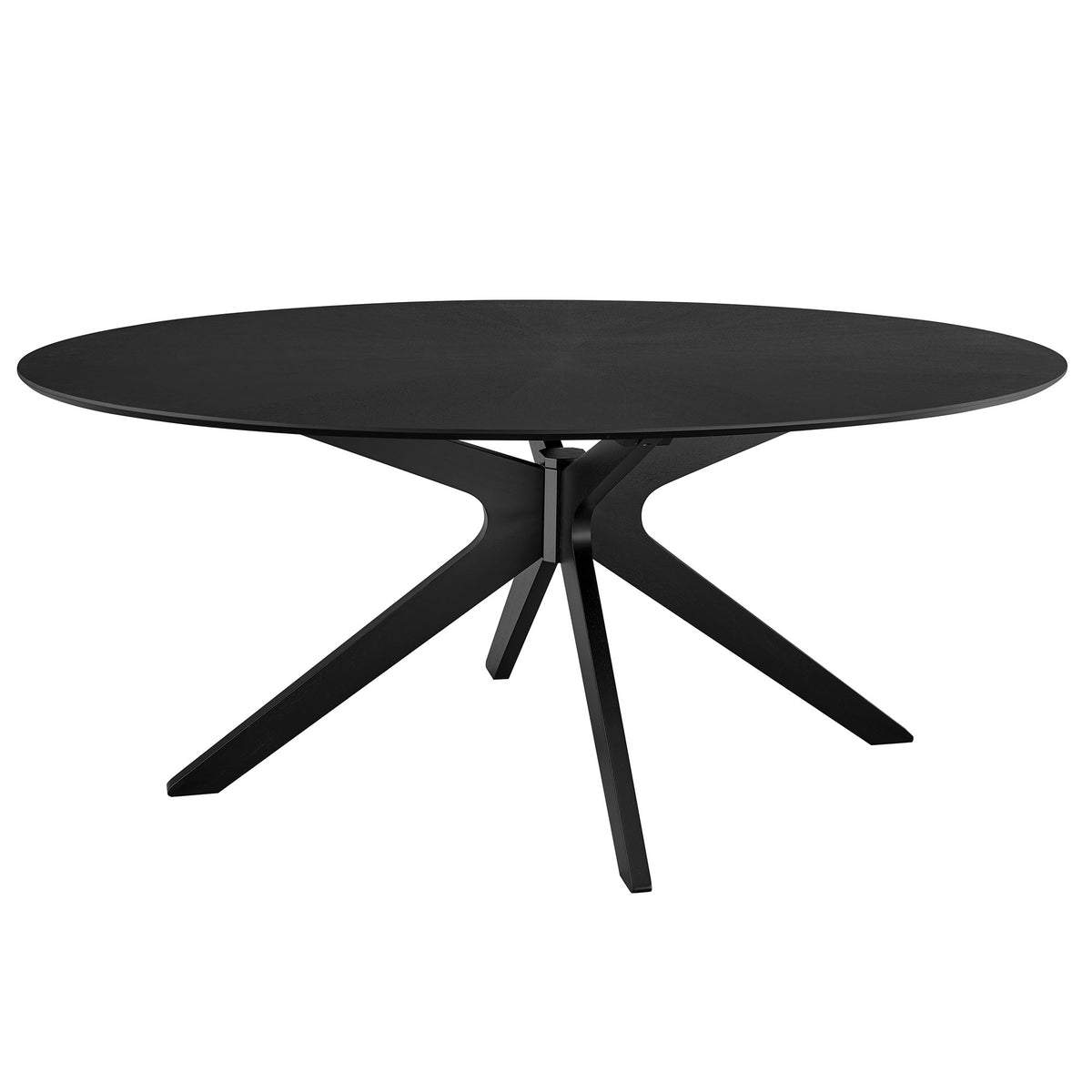 Crossroads Oval Wood Dining Table by Modway