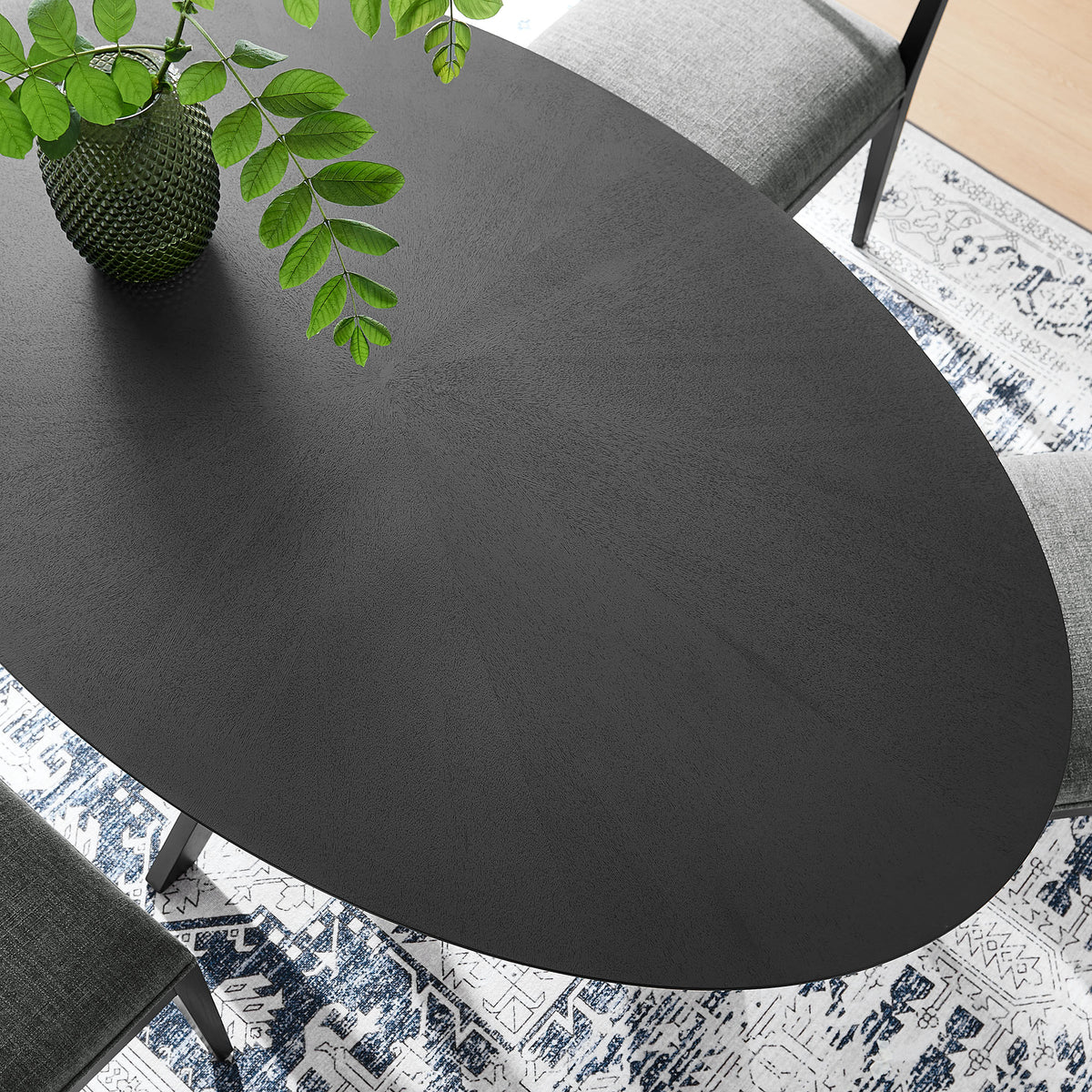 Crossroads Oval Wood Dining Table by Modway