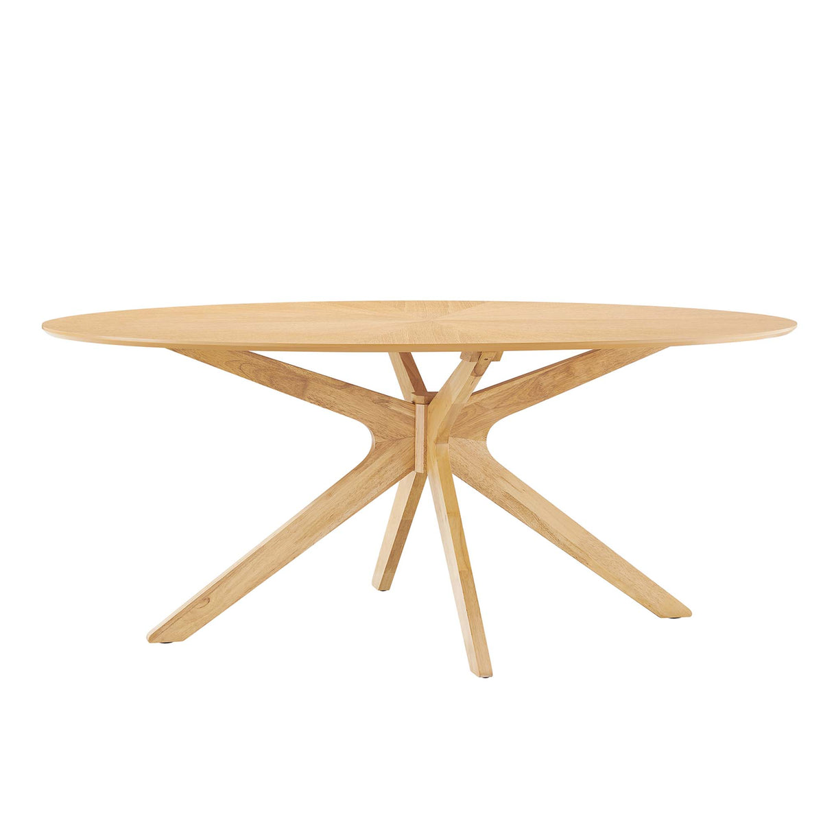 Crossroads Oval Wood Dining Table by Modway