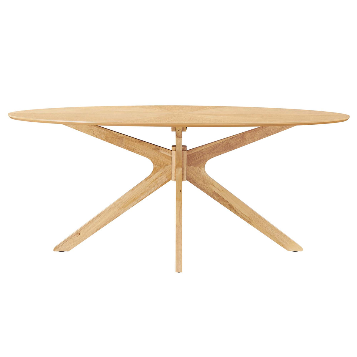 Crossroads Oval Wood Dining Table by Modway