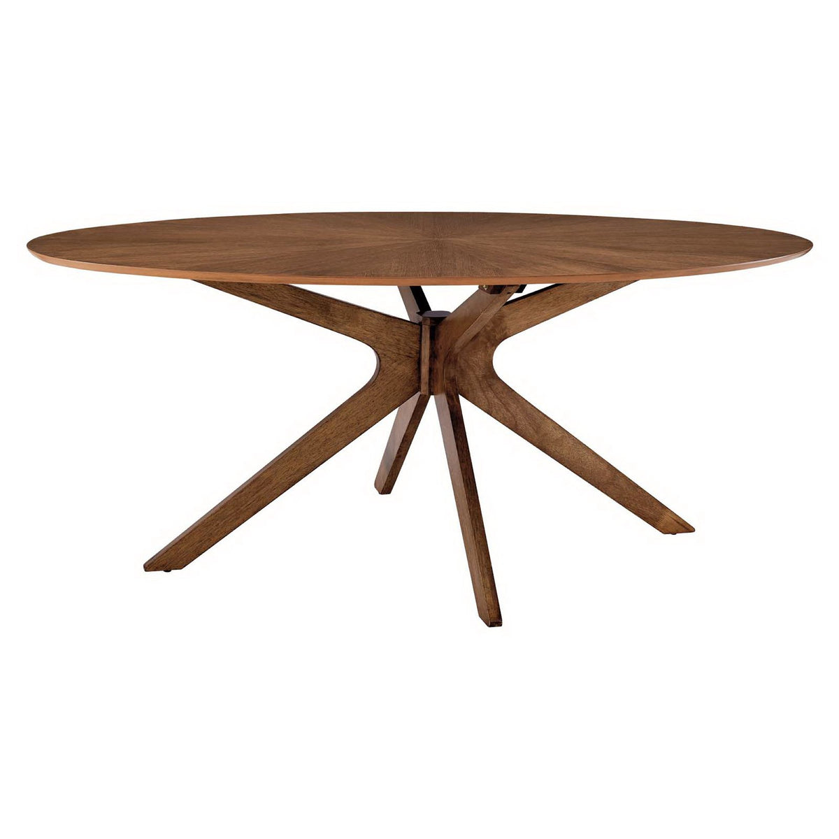Crossroads Oval Wood Dining Table by Modway