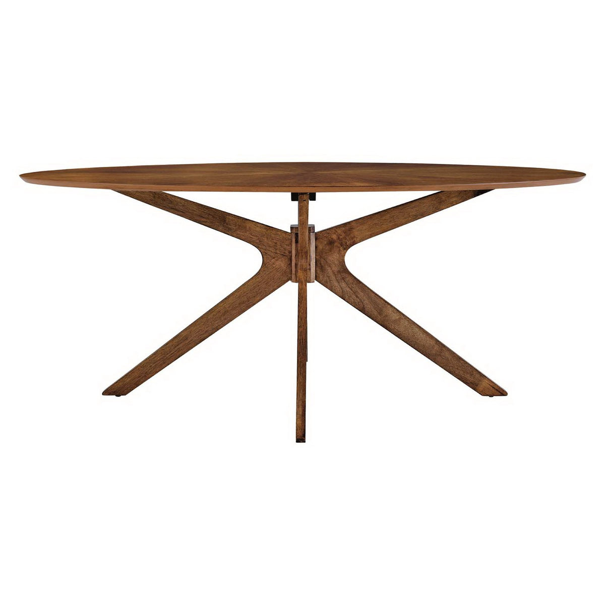 Crossroads Oval Wood Dining Table by Modway