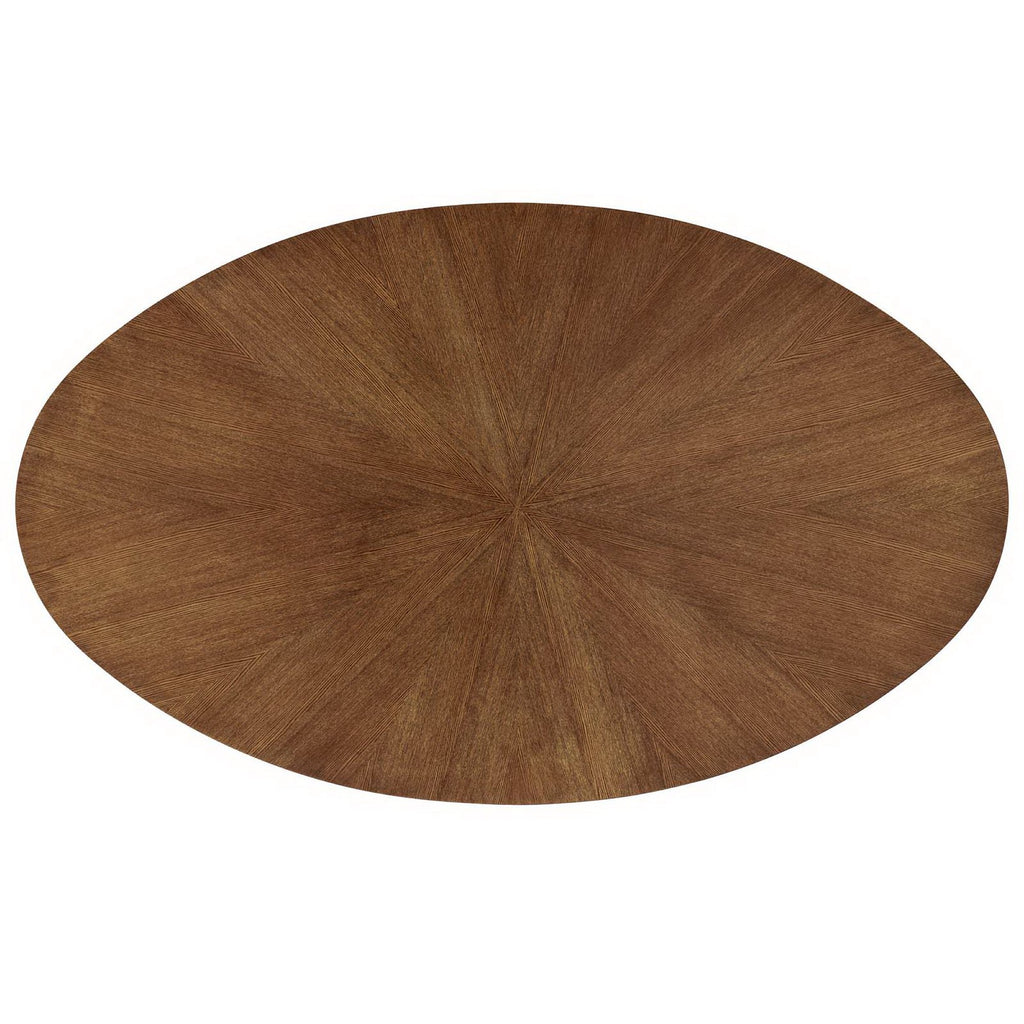 Crossroads Oval Wood Dining Table by Modway