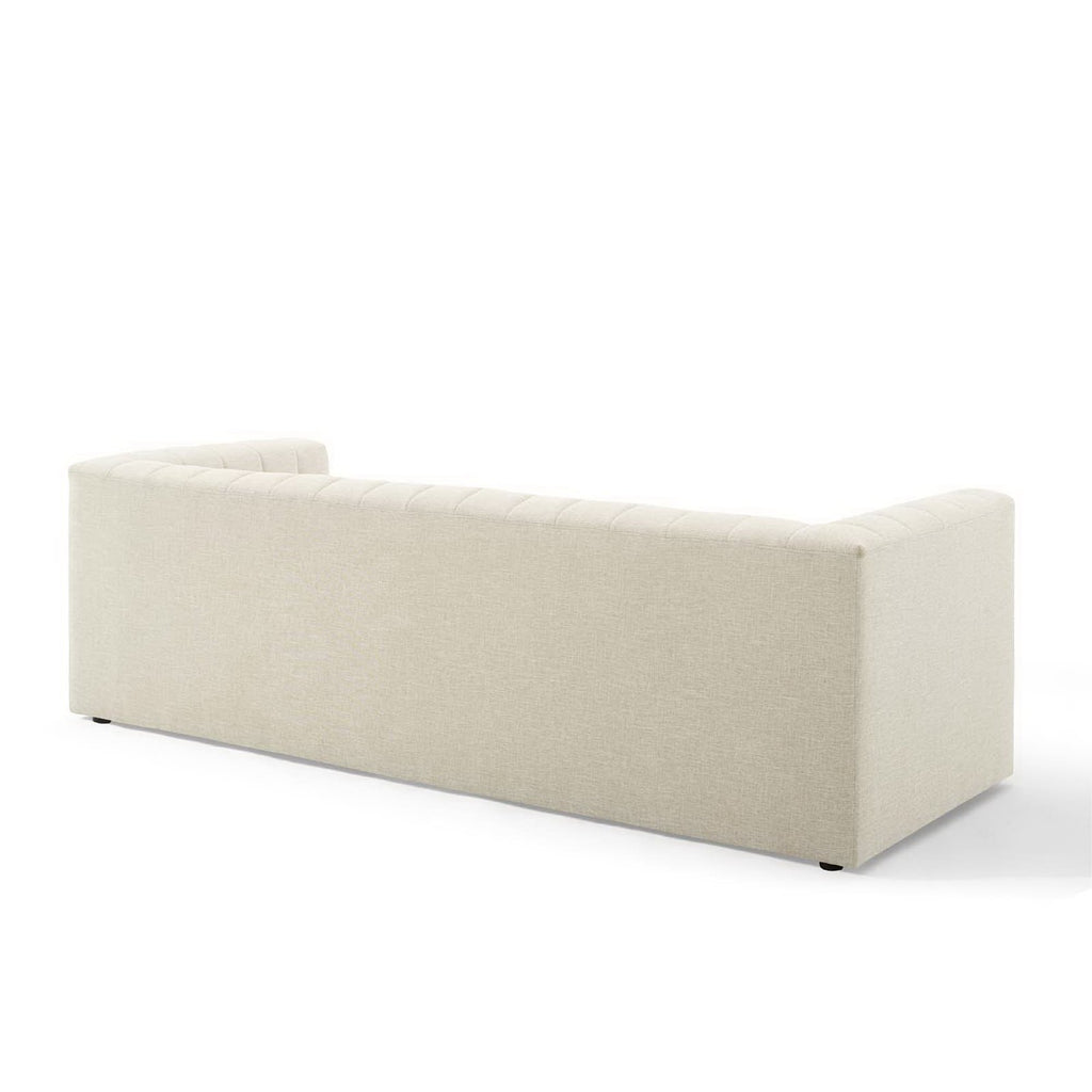 Reflection Channel Tufted Upholstered Fabric Sofa by Modway