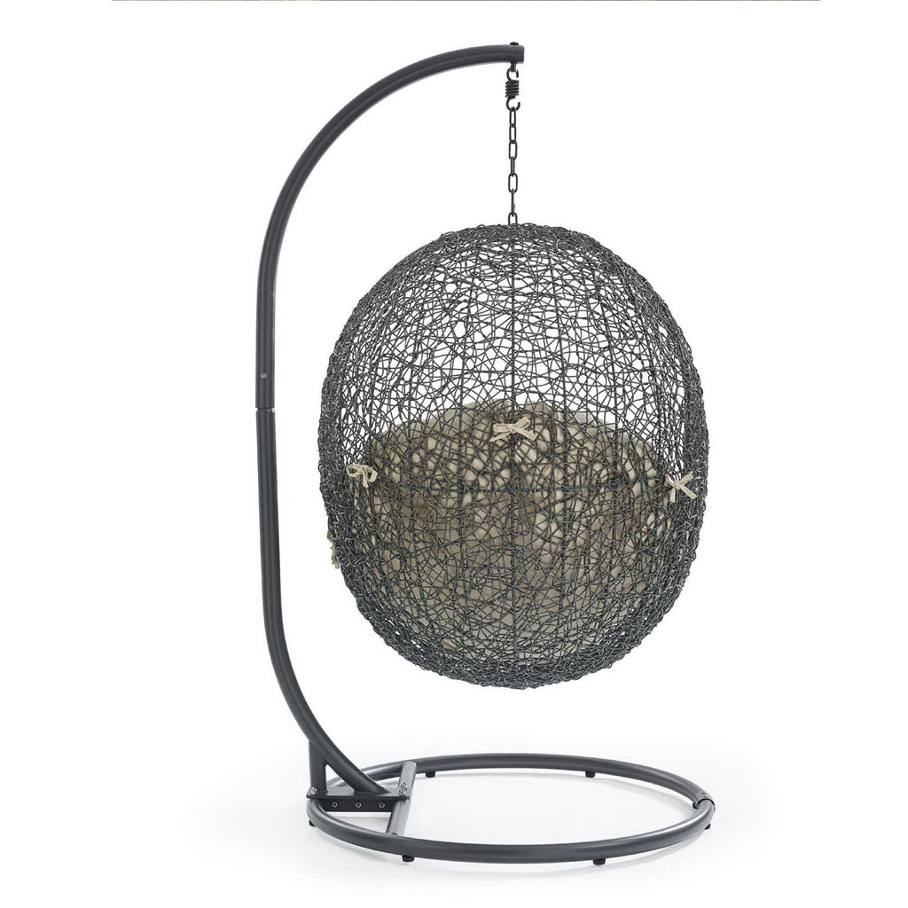 Hide Outdoor Patio Sunbrella® Swing Chair With Stand by Modway