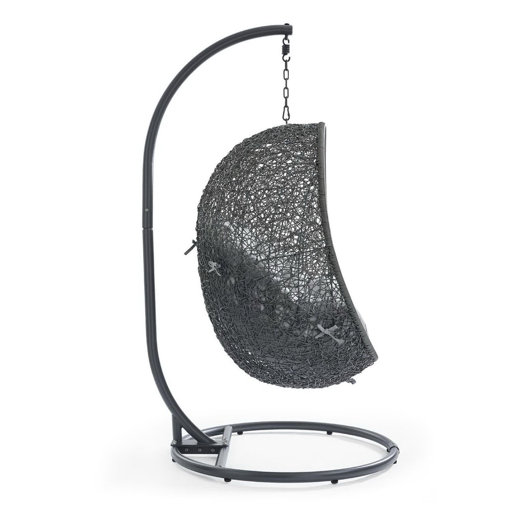 Hide Outdoor Patio Sunbrella® Swing Chair With Stand by Modway