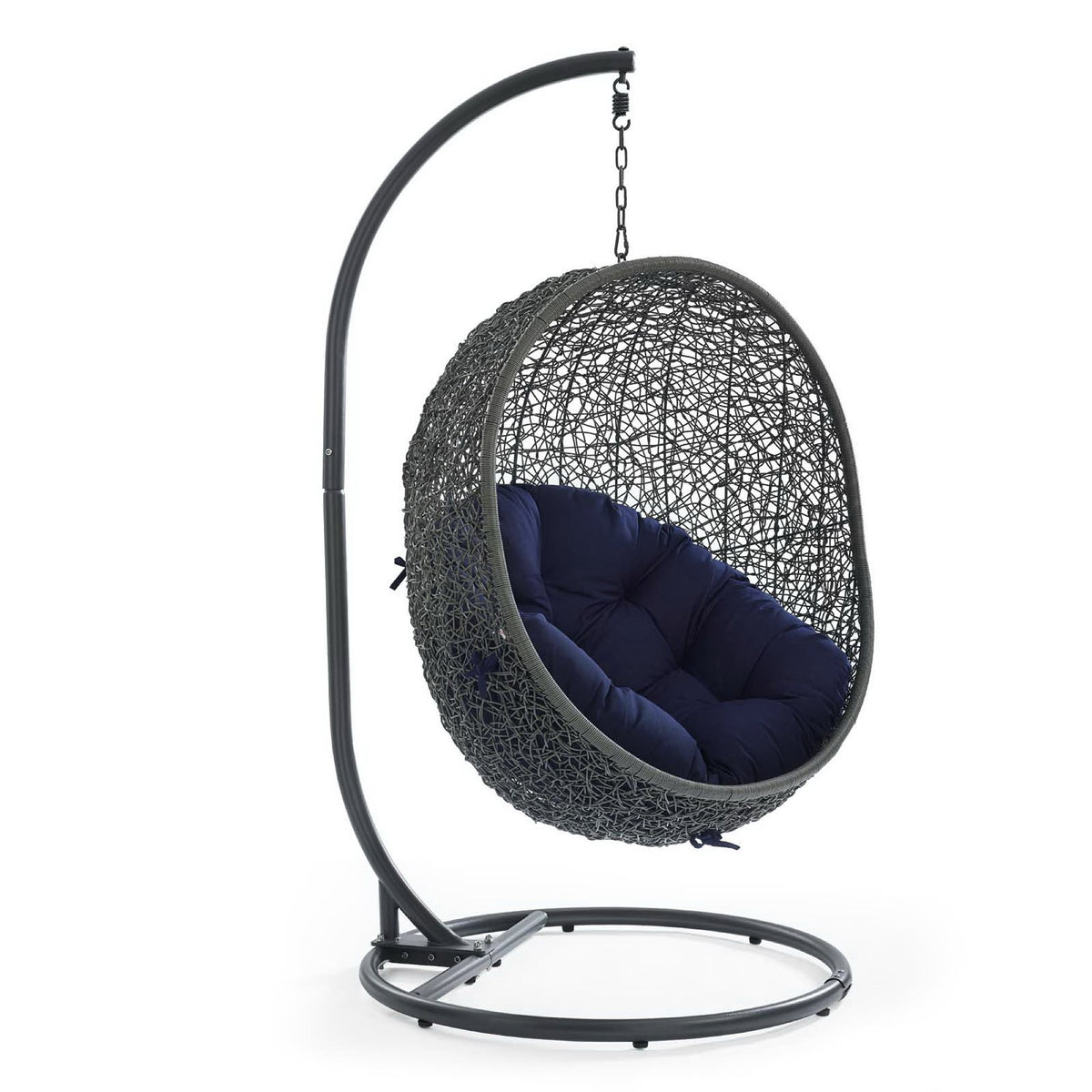 Hide Outdoor Patio Sunbrella® Swing Chair With Stand by Modway