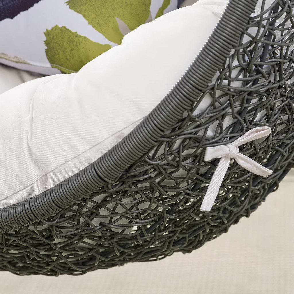 Hide Outdoor Patio Sunbrella® Swing Chair With Stand by Modway