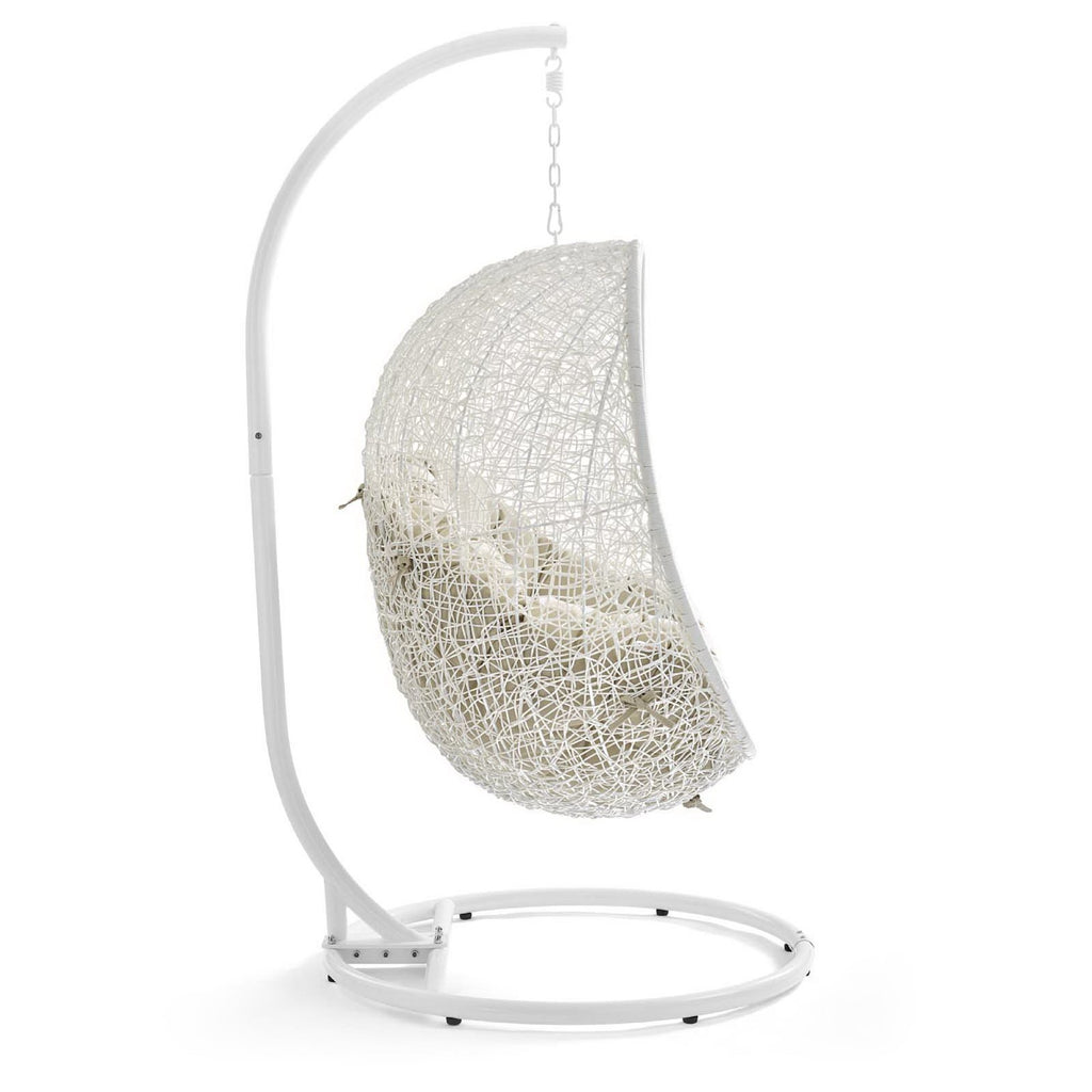 Hide Outdoor Patio Sunbrella® Swing Chair With Stand by Modway