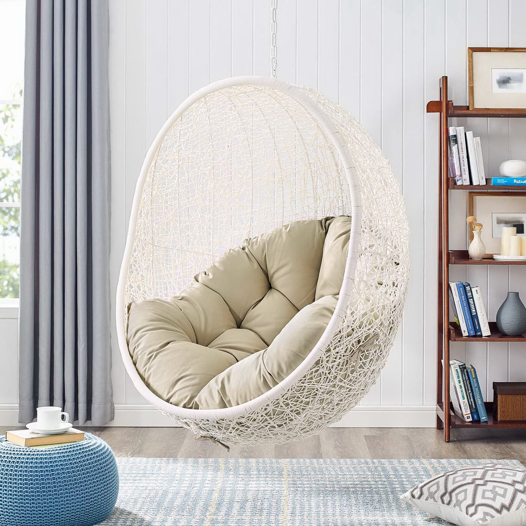 Hide Outdoor Patio Sunbrella® Swing Chair With Stand by Modway