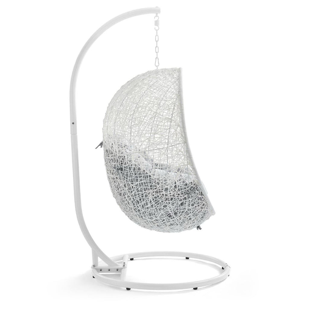 Hide Outdoor Patio Sunbrella® Swing Chair With Stand by Modway