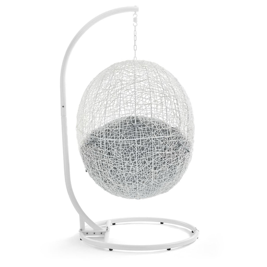 Hide Outdoor Patio Sunbrella® Swing Chair With Stand by Modway