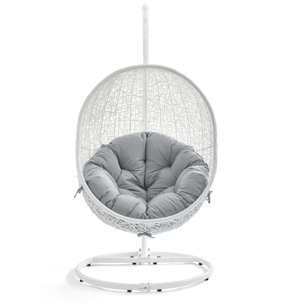 Hide Outdoor Patio Sunbrella® Swing Chair With Stand by Modway