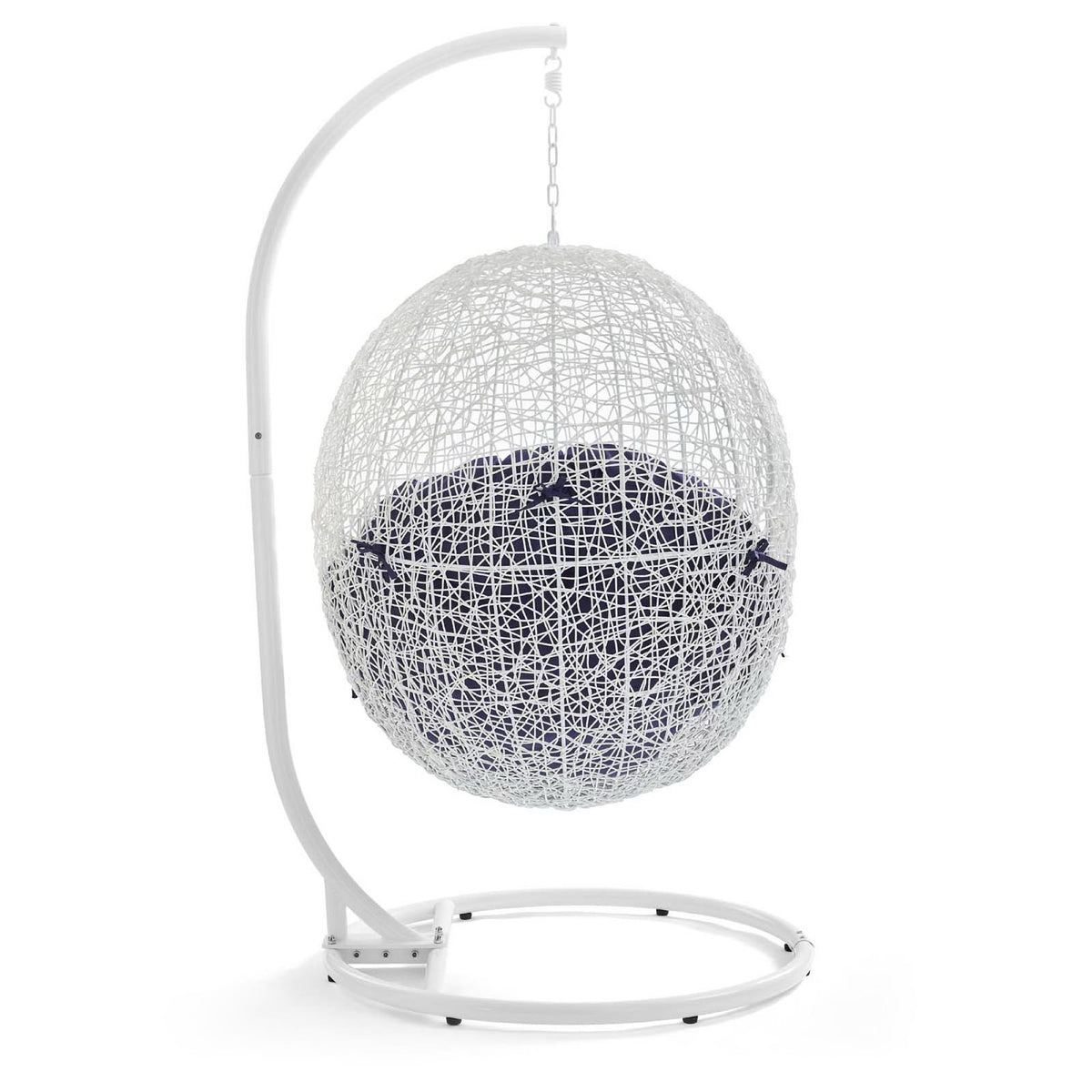 Hide Outdoor Patio Sunbrella® Swing Chair With Stand by Modway