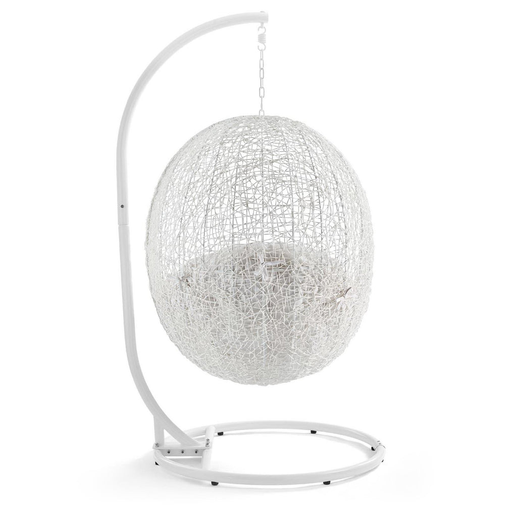 Hide Outdoor Patio Sunbrella® Swing Chair With Stand by Modway