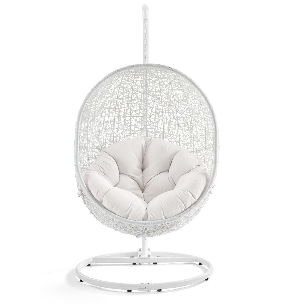 Hide Outdoor Patio Sunbrella® Swing Chair With Stand by Modway