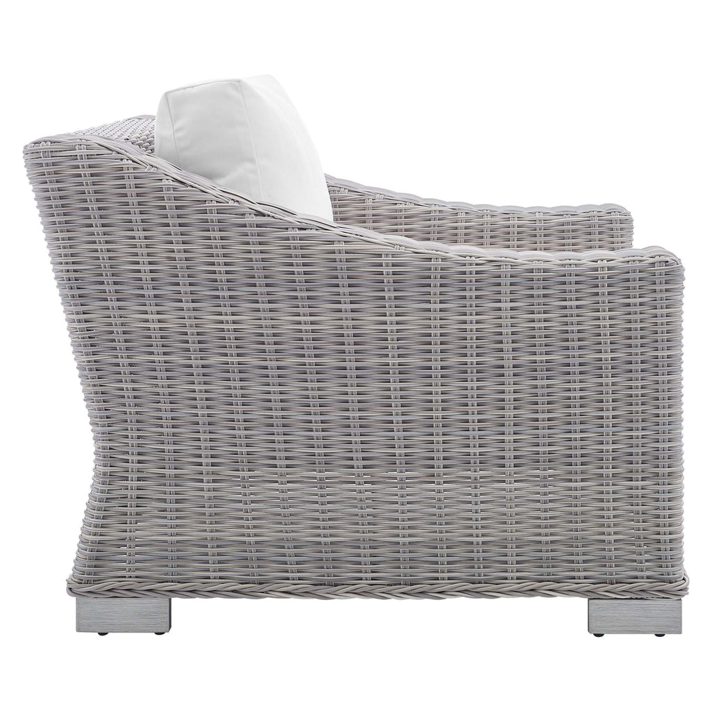 Conway Sunbrella® Outdoor Patio Wicker Rattan Armchair by Modway