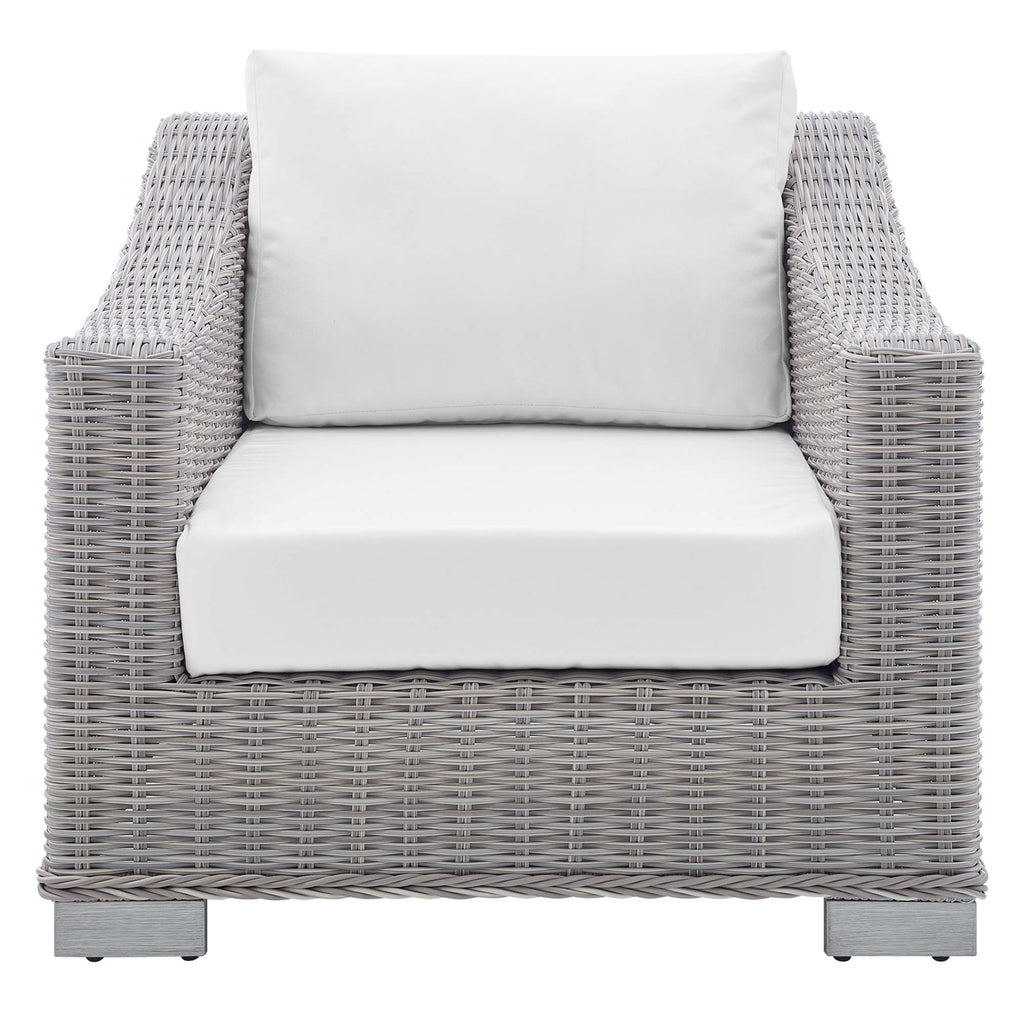 Conway Sunbrella® Outdoor Patio Wicker Rattan Armchair by Modway