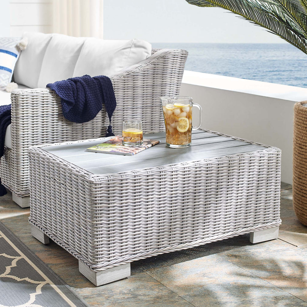 Conway Outdoor Patio Wicker Rattan Coffee Table by Modway