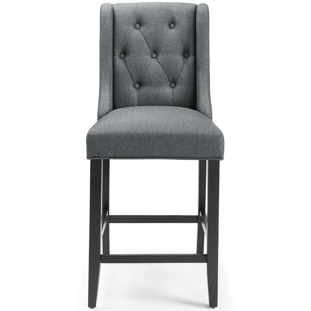 Baronet Upholstered Fabric Counter Bar Stool Set of 2 by Modway