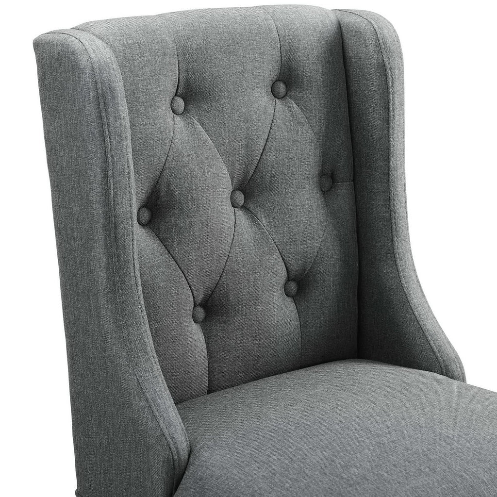 Baronet Upholstered Fabric Counter Bar Stool Set of 2 by Modway