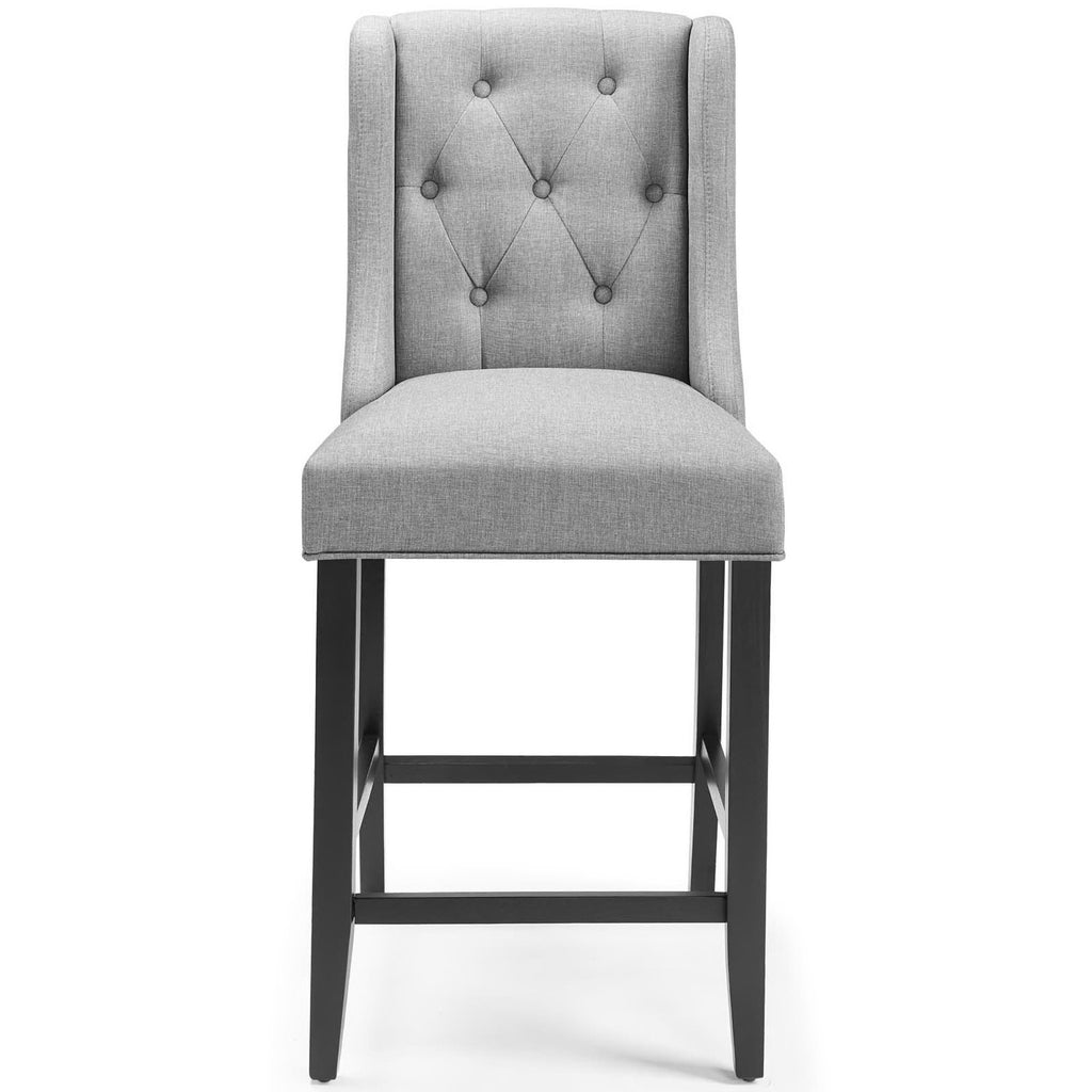 Baronet Upholstered Fabric Counter Bar Stool Set of 2 by Modway