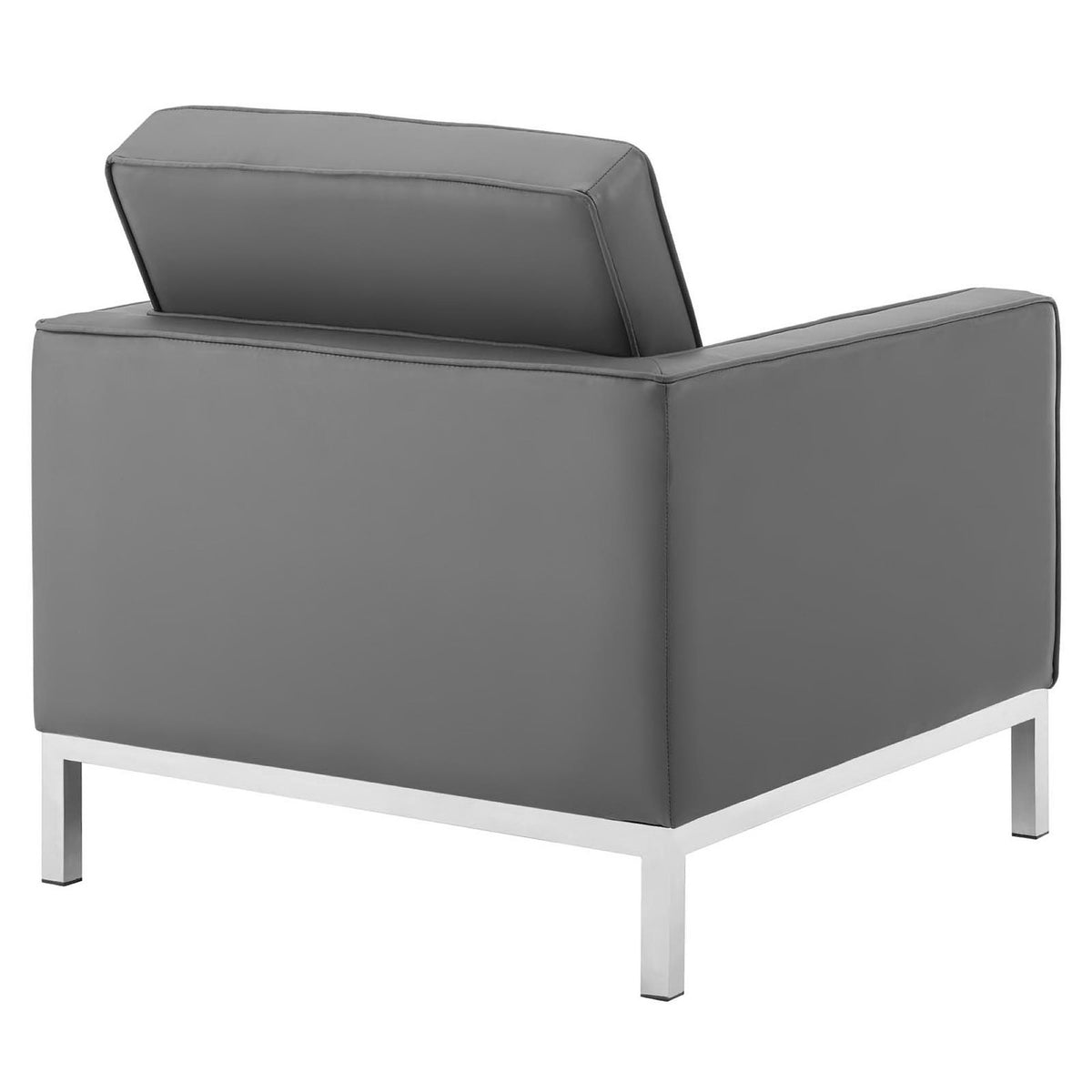 Loft 3-Piece Tufted Vegan Leather Furniture Set by Modway