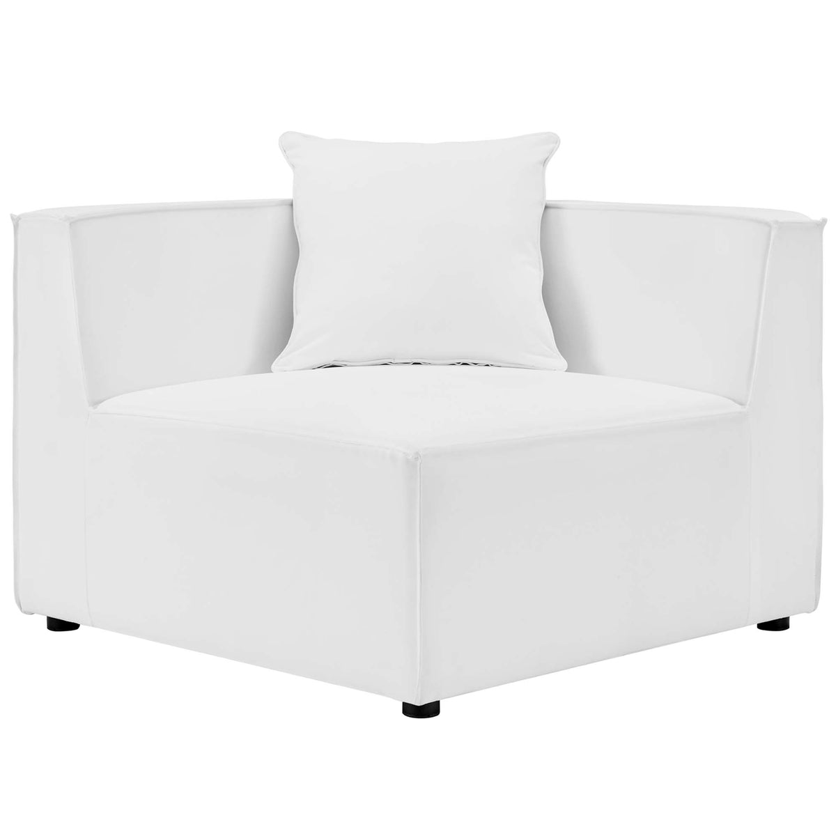 Saybrook Outdoor Patio Upholstered Sectional Sofa Corner Chair by Modway