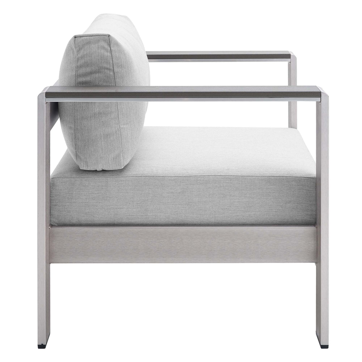 Shore Sunbrella® Fabric Aluminum Outdoor Patio Armchair by Modway