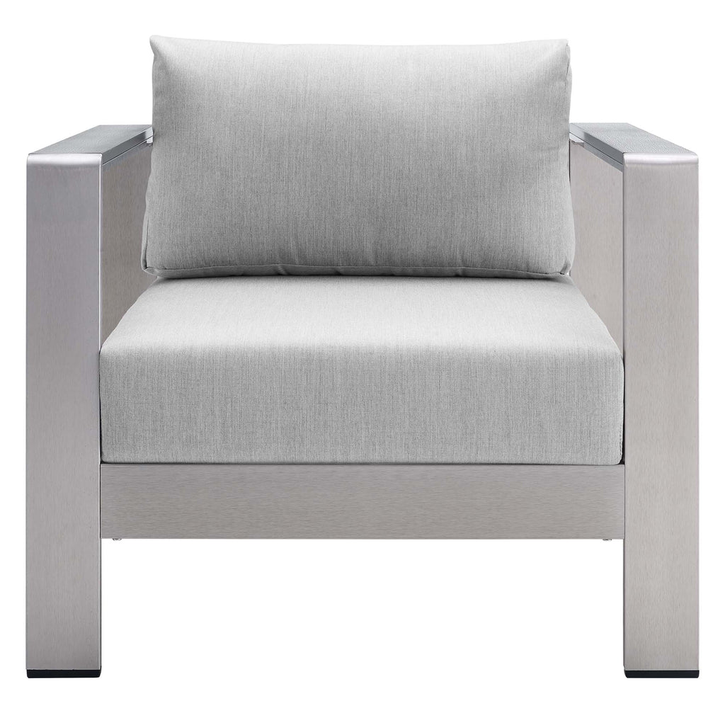 Shore Sunbrella® Fabric Aluminum Outdoor Patio Armchair by Modway