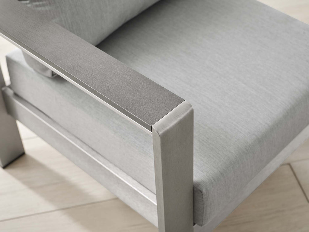 Shore Sunbrella® Fabric Aluminum Outdoor Patio Armchair by Modway
