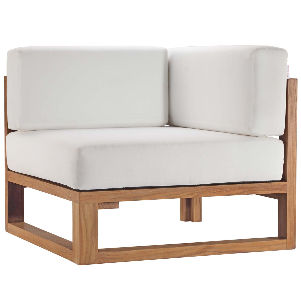 Upland 3-Piece Outdoor Patio Teak Wood Sectional Sofa Set by Modway