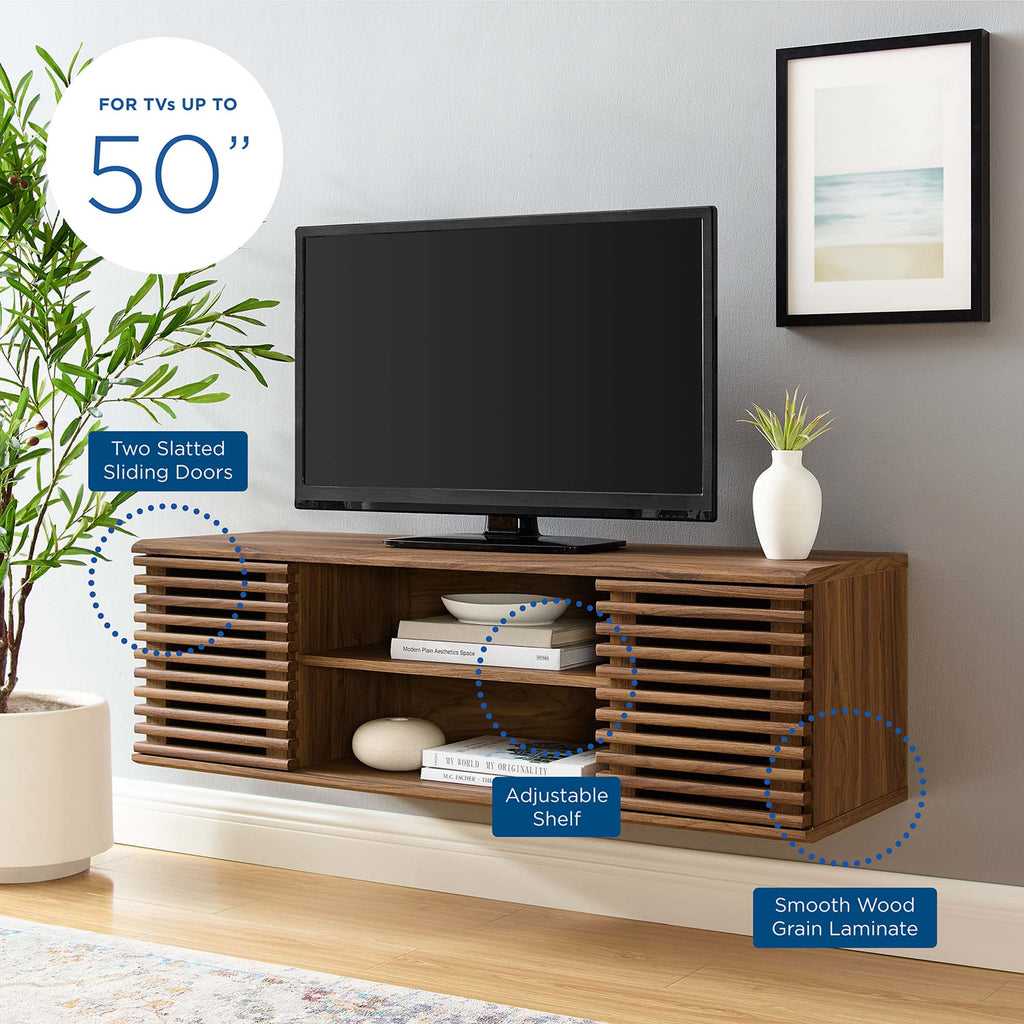 Render Wall-Mount Media Console TV Stand by Modway