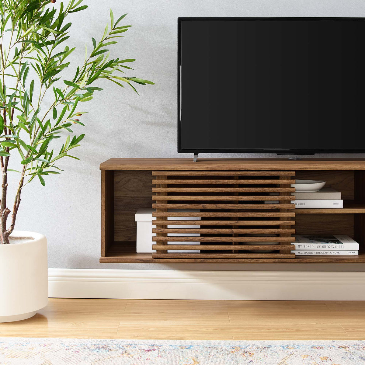 Render Wall-Mount Media Console TV Stand by Modway